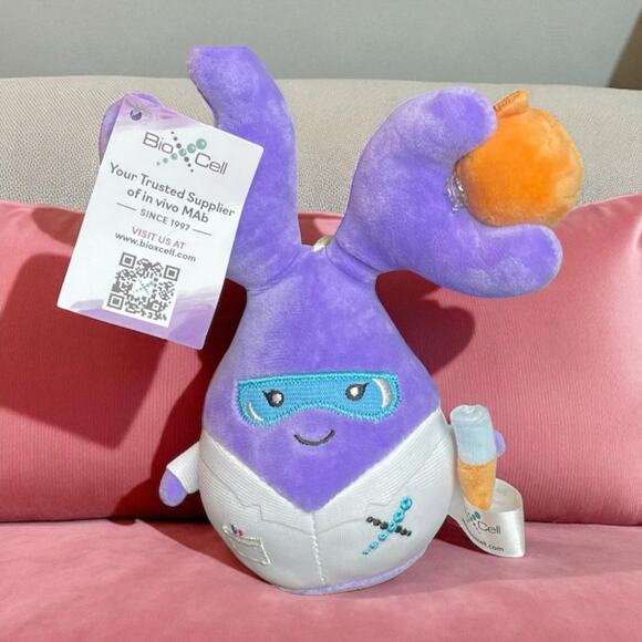 BioXCell Plush Antibody Blue Cell Lab Biology Pharma Bio X Cell In Vivo MAb 6" - Picture 1 of 14